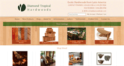 Desktop Screenshot of diamondtropicalhardwoods.com